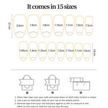 LULAA Nail Art Diy Kit, Square Short Cat Eye Effect Wearing Nails And Nail Rhinestones, Color Box Package - Multicolor - View 6