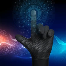 1對黑色防寒手套,防風防水單車/機車駕駛手套,內含絨毛增加保暖效果,帶掛勾可懸掛在汽車、腰帶或背包上,適用於冬春,適合家庭、朋友和兒童 - 黑色 - 查看 2