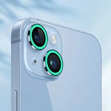 1set Green Glow-In-The-Dark Fashionable Camera Lens Protective Film Compatible With IPhone - Green - View 6