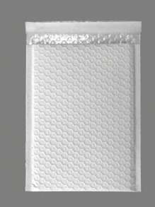 10pcs Thickened Plastic Bubble Bags For Documents, Co-Extruded Clothing Packing Bags, Bubble Envelope Bags - White - View 3