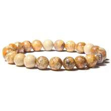 1 stuk 8 mm Prachtig Veel kleurig Steen Helende kristal Stretch Kraal Armbanden Voor mannen en vrouwen Casual Juwelen Feest