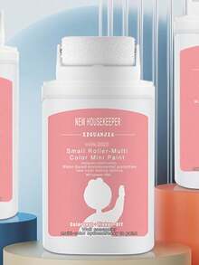 1入組多功能牆面修復塗料,配備小滾筆刷,適用於修復污漬、模具、塗鴉及進行牆面裝修。 - 彩色 - 查看 2