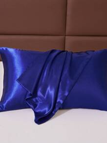 Juego de cama de 4 piezas que incluye 1 sábana plana, 1 sábana ajustable y 2 fundas de almohada en tela de denier de unicolor para la habitación (sin núcleo de almohada)