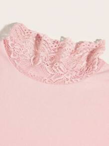 1pc/2pcs/5pcs Women's Elegant Lace Collar Soft Comfortable Fabric Mock Collar For Daily Wear And Fashionable Gift Accessories Women Valentine's Day - Black and White - View 5