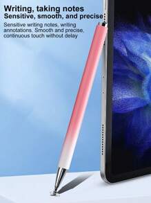 普及型雙面磁吸盖靜電屏觸控筆,適用於智能手機,兼容ipad - 粉色 - 查看 2