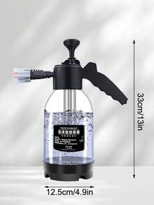 1個2l手動泵泡沫噴霧器氣動洗車工具高壓雪泡洗車噴霧器,適用於家庭和汽車清潔 - 無色 - 查看 5