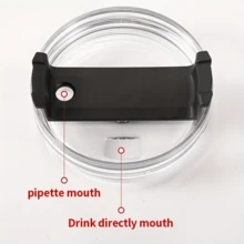 1 Stück Ersatzdeckel (3,54''), Klarer Wasserbecherdeckel Für 40oz Becher, Kaffeetassen Deckel, Auto Tumbler Deckel, Trinkzubehör, Küchen Accessoires, Heimküchen Gegenstände