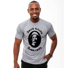 Men T-Shirts - 灰色 - 查看 2