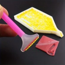 30pcs Diamond Mud DIY Diamond Painting Special Red Painting Glue Clay Wax Diamond Art Painting Point Diamond Glue Mud - Red - View 4