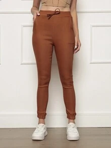 Women Pants - Lạc đà - Xem 4