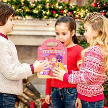 1 Set Reusable Princess Theme Sticker Books, Activity Books For Kids Toddler Girls Travel Car Busy Book Christmas Birthday Gifts - Pink - View 5