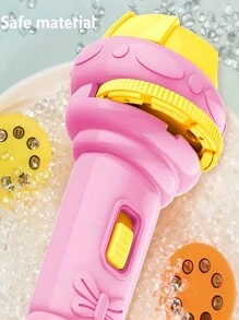 1个粉色儿童益智玩具，带投影手电筒，适合早教和娱乐，可用于生日、圣诞节等场合；3张随机颜色卡片，适合学校、学生、文具、学习用品。 - 淺粉色 - 查看 10