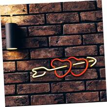 情人節心形led霓虹燈招牌燈,適用於啤酒吧、家庭裝飾 - 彩色 - 查看 2