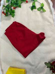 Women Shorts - Red - View 3