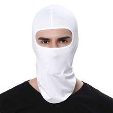 Ski Mask For Men Women Balaclava Face Mask Men Cold Weather Balaclava Warmer Windproof Cycling Motorcycle Neck Gaiter - White - View 6