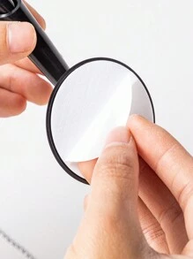 1入組塑料桌上筆，適用於銀行、酒店等場所桌面黏貼使用的固定鏈簽字筆 - 黑色 - 查看 3