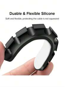 7/5/3 Slots Cable Clips - Cord Organizer, Cable Management, Cable Organizer Clips Cord Holder, Cable Organizer Cord Holder For Desk, Charging Cable Holder Cord Clips, Nightstand Cord Organizer Cable Management Wire Clip,Self Adhesive Cable Management For USB Cable/Power Cord/Wire, Car And Desk, Home And Office, Charging Accessory Cables, Mouse Cable, PC- Rubber Adhesive Cord Hooks Fit Home, Cubicle, Car, Desk Accessories