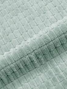 2 Pcs Soft Corduroy Throw Pillow Covers With Invisible Zipper For Living Room, Machine Washable Solid Cushion Covers With Stripes, Durable Pillow Case For Bedroom,Set Of 2 - 薄荷綠 - 查看 6