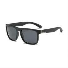 1pc Unisex Casual Square Sunglasses For Sports, Outdoor Travel, Driving - Black - View 4