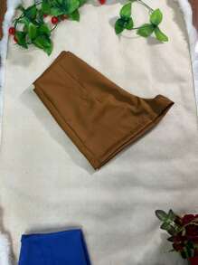 Women Shorts - 卡其色 - 查看 3