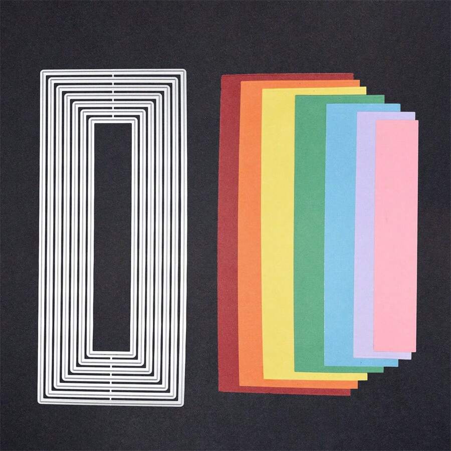 1PC Polygonal Box Metal Cutting Dies Stencil For DIY Scrapbooking Album Paper Cards Decorative Crafts Embossing Die Cuts New Arrival 2023 - Cutting Dise - View 1