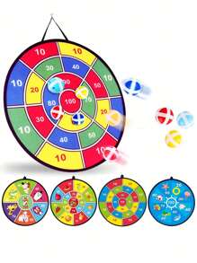 1 件粘球飞镖游戏、派对游戏、室内/室外吸盘射击游戏、运动休闲游戏