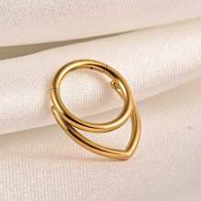 1 Miếng titanium Giọt nước Bộ phận Vòng Nhẫn Septum Vòng mũi Núm vú Tai Hạt tai Xoắn ốc Xuyên Cơ thể - Giọt nước - Xem 9