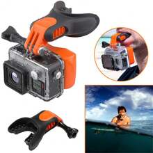 Đối với GoPro 12 Phụ kiện Lướt sóng Bắn Lướt sóng Hình nộm Miệng Răng Giá đỡ núi Bộ dụng cụ Đối với Túi 3 Máy chụp hình Phụ kiện - trái cam - Xem 2