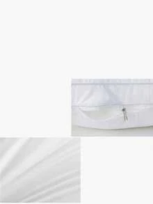 2入組睡眠枕頭,柔軟的床枕,透氣的頸椎記憶泡沫枕頭,全方位立體深度睡眠枕頭,男女適用 - 白色 - 查看 6