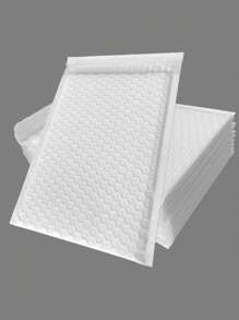 10pcs Thickened Plastic Bubble Bags For Documents, Co-Extruded Clothing Packing Bags, Bubble Envelope Bags - White - View 1