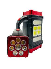 Solar Lantern Double Warm And Cold Light - 紅色 - 查看 7