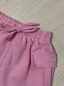 Young Girls Skirts - Màu Hồng baby - Xem 2