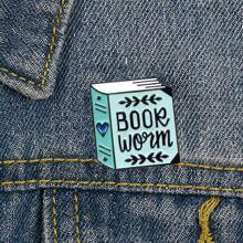 1個書形徽章胸針 - 彩色 - 查看 5