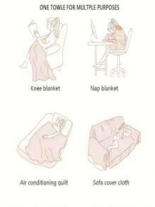 1入線條圖案沙發巾,耐刮耐髒可水洗沙發套,適用於臥室辦公室客廳家居裝飾,四季皆宜 - 黑色 - 查看 3