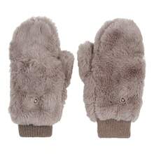 Guantes Para Frio De Peluche Gris Mujer Level 26 Invierno - Gris - Ver 1