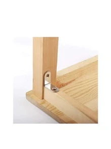 90-Degree Reinforced Stainless Steel Corner Brace Bracket For L-Shaped Shelf Support, Triangle Iron Fixed Bracket For Cupboard, Wardrobe