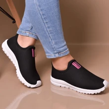 Sapatos Casuais de Enfiar para Mulheres, Sapatos Versáteis para Mulheres - Pink - Visão 2