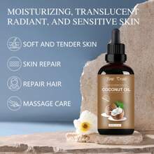 Fine True Moisturizing Facial Serum, Vitamin C Serum With Rosehip Oil, Tea Tree Oil, Coconut Oil, Rosemary Oil, Castor Oil, 30ml/60ml - Coconut Oil - View 3