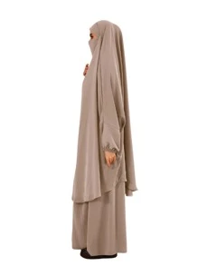 1 套女士长头巾套装女士头巾非常适合日常穿着、节日、聚会和户外活动适合阿巴亚面纱服装的头巾