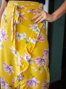Women Skirts - Màu vàng - Xem 4