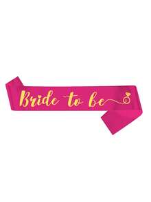 1入組多彩「新娘」腰帶-新娘派對禮物、新娘腰帶、單身派對腰帶、婚禮腰帶、新娘配件和禮物 - 彩色 - 查看 9