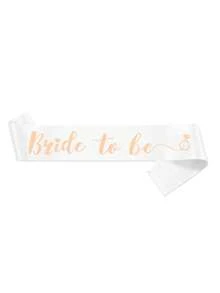 1入組多彩「新娘」腰帶-新娘派對禮物、新娘腰帶、單身派對腰帶、婚禮腰帶、新娘配件和禮物 - 彩色 - 查看 5