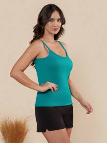 Women Tank Tops & Camis - Agua verde azul - Ver 3