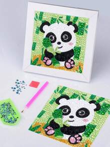 1 套各種尺寸的 Diy 熊貓鑽石繪畫套件 - 彩色 - 查看 3