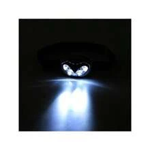 1200盧umen超亮6 Led頭燈,可調節頭帶,紅/白光設置和防水功能 - 黑色 - 查看 2