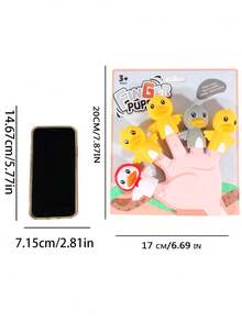 1 Set Children's Educational Plush Finger Puppet Toy, Animal Shaped Hand Glove, Random Color - Multicolor - View 6