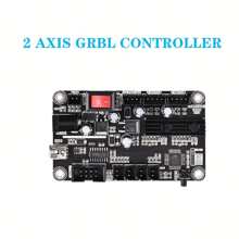 Grbl 2-Axis Control Board For Laser Engraving, Usb Cnc Controller Board For Diy Mini Cnc Engraving Machine - Black and White - View 1