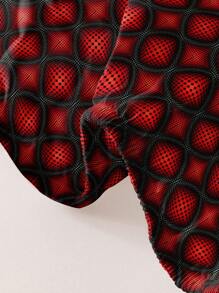 1pc Fashionable Simple Style Printed Brushed Bedspread Bed Cover Dustproof Home Textile Bedding - Multicolor - View 6