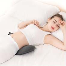 1 件装记忆棉腰枕，床上睡眠脊椎支撑腰垫孕妇侧睡腰垫，时尚舒适便捷腰枕 - 深灰色 - 查看 6