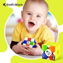 1入組55mm 3x3磁力迅捷魔術方塊,拼圖遊戲大挑戰,適合孩子、青少年和成人,是完美的禮物 - 多色 - Version 2 - 查看 10